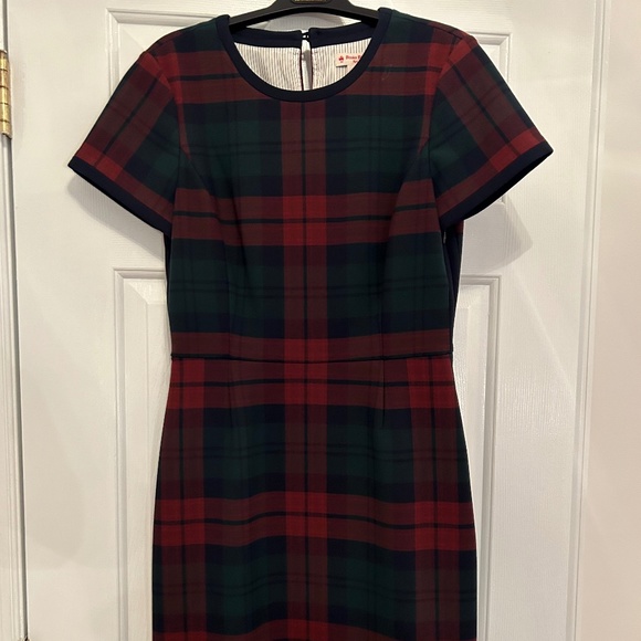 Brooks Brothers dress in red/green tartan - Picture 1 of 5